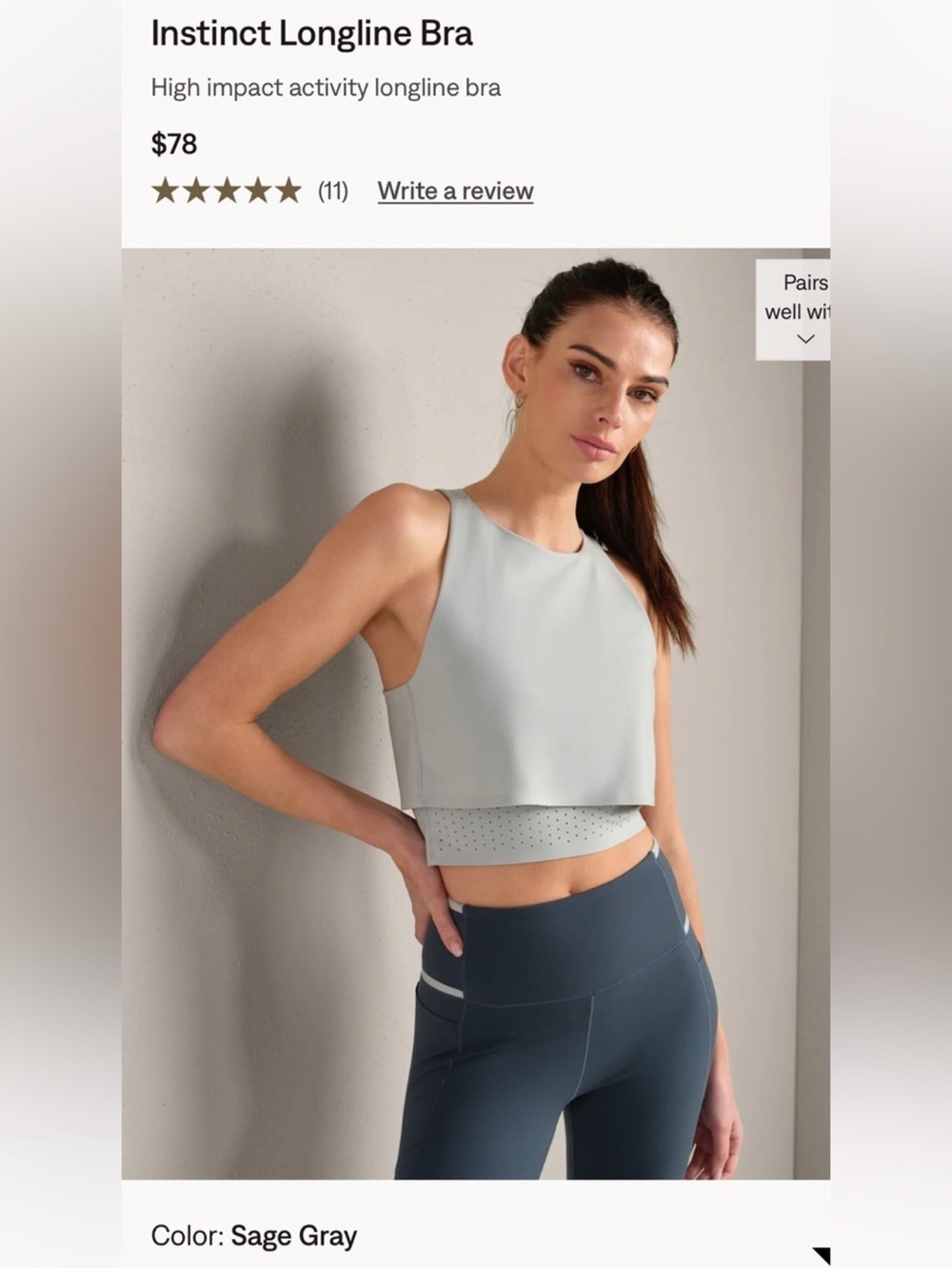 Rhone LightSpeed Short + Instinct Longline Bra